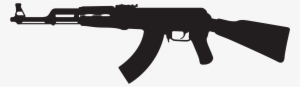 Ak47 Vector Transparent - Ak 47 Icons Png