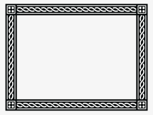 Black Border Frame Png Free Download - Free Certificate Border Png