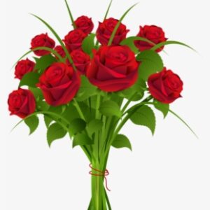 Red Flower Clipart Marriage Flower - Flowers Roses Buke Png