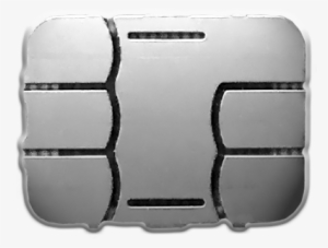 Credit Card Chip Png Png Black And White - Silver Credit Card Chip Png