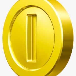 Super Mario Coins Png Jpg Black And White Stock - Super Mario Coin Png