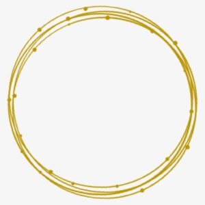 Gold Wreath Circle Round Frame Border Line Lines Filigr - Circle