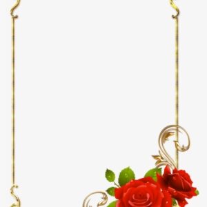 Frame Png Resolution - Rose Frame