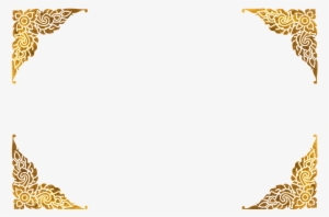 Golden Border Png Download - กรอบ ลาย ไทย Png