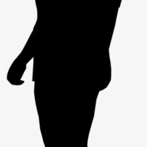 People Silhouette Clipart Tall Man - Silhouette Walking Png