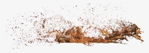 Flying Dust Cartoon Transparent - Mud Splash Png