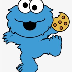 Cookie Monster Clipart Free Collection Download And - Baby Cookie Monster