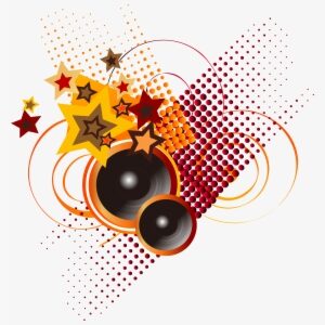 Microphone Music Trendy Background - Music Vector Background Png