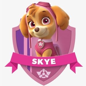Paw Patrol Skye Free Clipart Badge - Skye Paw Patrol Characters