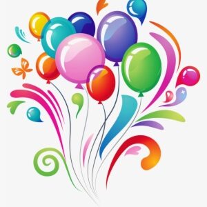 Happy Birthday Balloons Png - Birthday Png