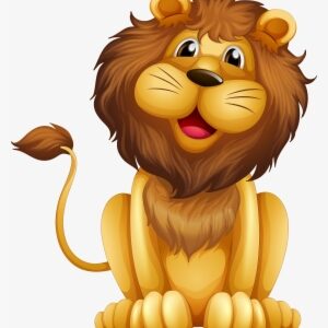 Lion Royalty - Lion Cartoon Png