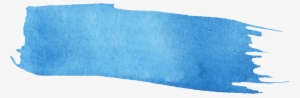 Free Download - White Blue Watercolor Brush Stroke Png