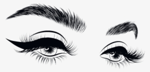 Png Eyebrow Clip Stock - Eyebrows Decal Wall