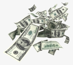 Dollars Falling Png - Money Png Dollar