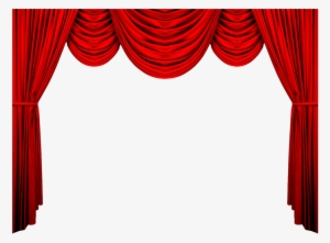 Red Curtains Png - Red Curtain General 9x Png