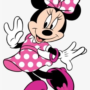 Turma Do Mickey Minnie Rosa 3 Png Imagens E Moldes - Dibujos De Minnie Mouse