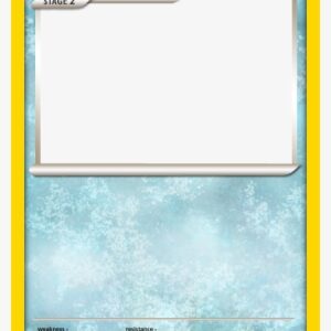 Pokemon Blank Card Template 192119 - Water Type Pokemon Card Template
