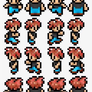 Big Image - Retro Character Sprite Sheet