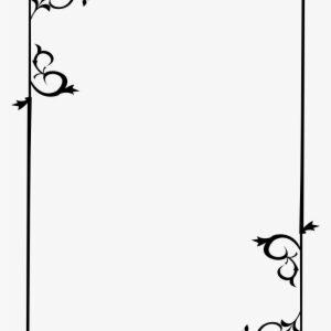 Bordes Vintage Blanco Y Negro Png Graphic Black And - Bordes De Pagina En Blanco Y Negro