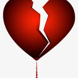 Broken Bleeding Heart - Heart Broken Emoji Tattoo