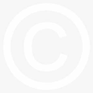 Copyright White Png Vector Download - Copyright Logo White Png
