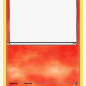 Blank Fire Pokemon Cards Images - Blank Pokemon Card