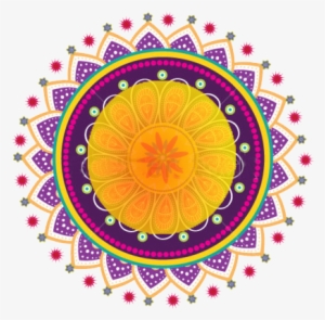 Chandmala Png - Rangoli Vector Png