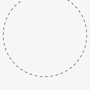 Dotted Line Circle Png - Circle