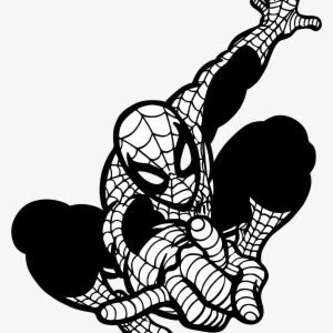 Spider Man Logo Png Transparent Svg Vector Freebie - Spiderman Black And White