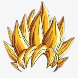 Pelo De Goku2 Psd - Dragon Ball Z Goku