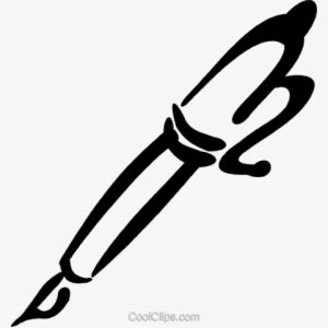 Fountain Pen Royalty Free Vector Clip Art Illustration - Ink Pen Vector Png