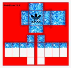 Roblox Shirts Blue Adidas T-Shirt - Shirt Roblox