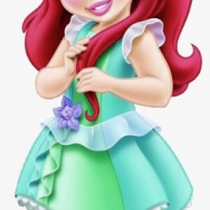 Sirenita Baby Bebe Niña Girl - Baby Disney Princess Ariel Png