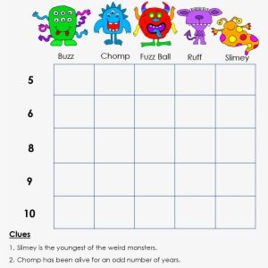 Printable Logic Puzzles Kids - - Math Logic Puzzle