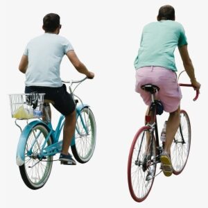 Riding Bike Png - People On Bikes Png