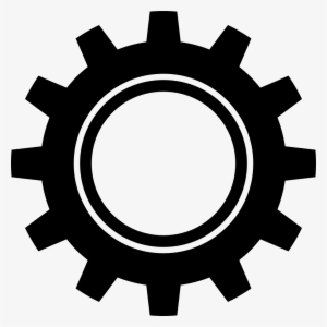 Black Gears Png - Transparent Background Gear Clipart