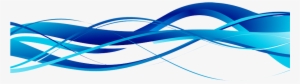 Blue Wave Vector Png - Blue Line Banner Png