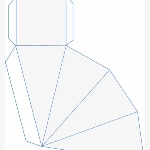 Pin By Cibele Piaceski On Moldes - Molde De Caixa Piramide Png