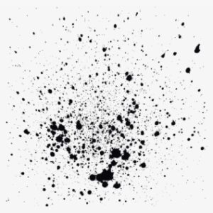 Free Color Ink Splatter Png - Black Splatters