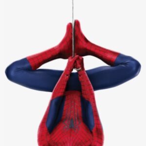 Spiderman Background Png Spider Man - Spiderman Hanging Upside Down Clipart