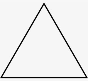 Free Download, Png And Vector - Triangle Shape To Colour