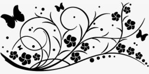 Flores Tribal Png - Dibujos De Enredaderas Con Flores