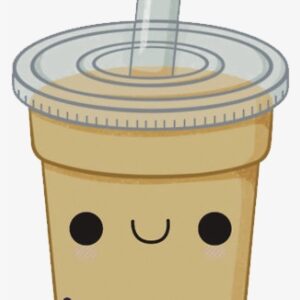 Boba Tea Cartoon Png - Bubble Tea Cute Png