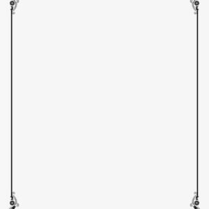 Download Simple Vintage Borders Png Clipart Borders - Border Design For Book