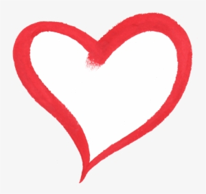 Brush Heart Png - Png Love Heart Watercolor