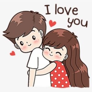 Png Royalty Free Download Love Video Transprent Png - Love You Cute Couple