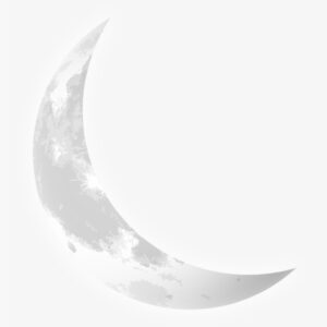 The Waning Crescent Moon Is The Very Last Moon Phase, - Glowing Crescent Moon Png