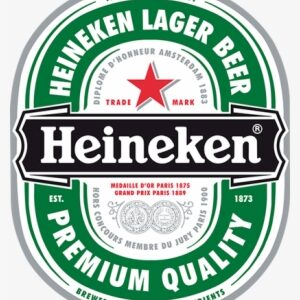 Heineken Beer Label - Logo Heineken