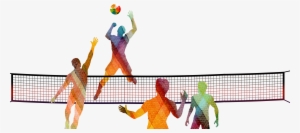 Beach Volleyball Volleyball Net Sport - Volleyball Net Vector Png
