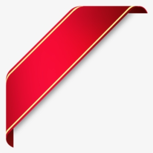 Red Corner Ribbon Png